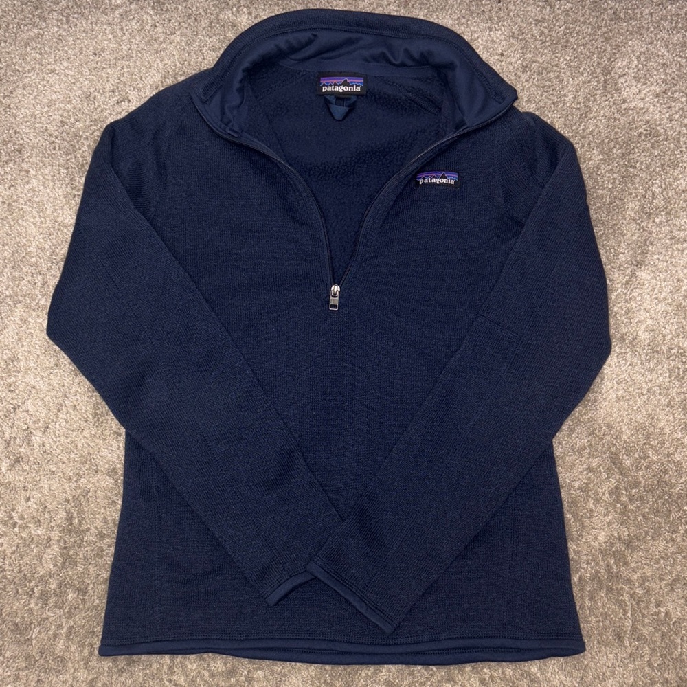 Patagonia Navy Half-Zip Fleece Pullover